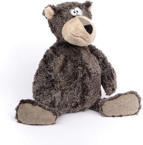 sigikid BEASTS, Peluche pour Adultes et Enfants, Ours, Bonsais Brother L, Beasts Town, Gris, 39157
