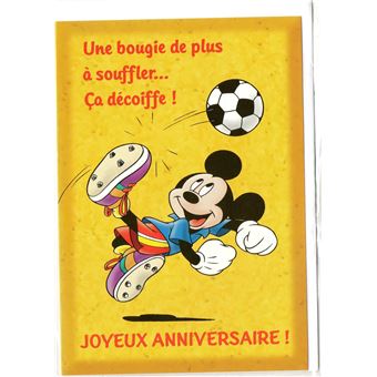 Carte D Anniversaire Mickey 13 Jeux D Eveil Achat Prix Fnac