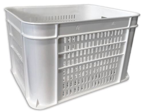 Lynx casier à vélos en plastique 30 litres blanc