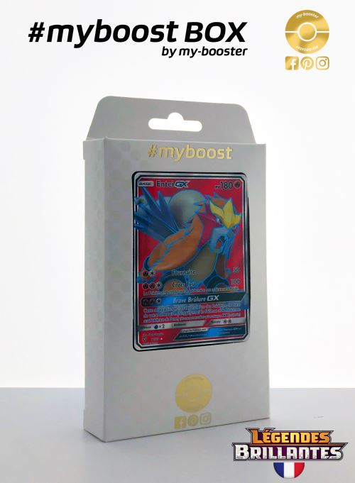 Coffret #myboost ENTEI GX 71/73 - Soleil et Lune 3.5 Legendes Brillantes - 10 cartes Pokemon francaises