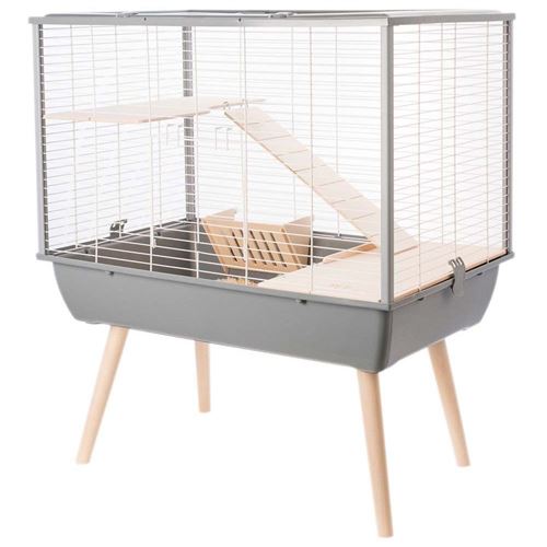 Zolux Cage Neo Muki Grand Rongeur L 77.5 X P 47.5 X H 87.5 Cm Grise