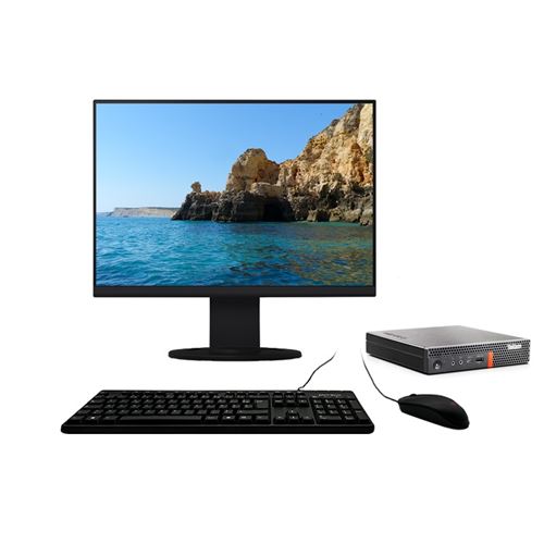 Lenovo M920Q I3-8100T 3.10Ghz 16Go/240Go SSD WiFi W11 + Ecran 27
