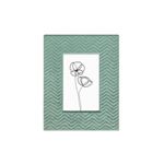 Cadre photo pour portrait "velluto", menthe, 10 x 15 cm