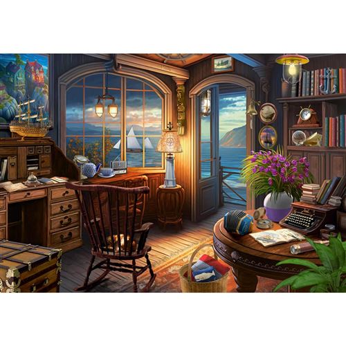 Puzzle 1000 pièces : La Maison du Marin Castorland