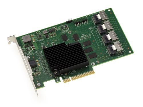 Non Communiqué Kalea-Informatique Carte Contrôleur Pcie 2.0 Sas 6Gb 16 Ports Internes. Modèle Oem 9201-16I Sas 2116