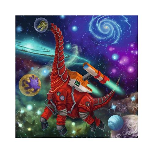 Puzzle Ravensburger - Dinosaures dans l'espace, 3x49 pièces