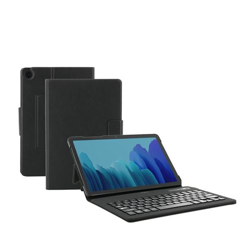 Coque de Protection avec Clavier Bluetooth Français pour Galaxy Tab A9+ 11" (SM-X216R / SM-X210R / SM-X216 / SM-X210), Housse Clavier AZERTY Noir MOBILIS