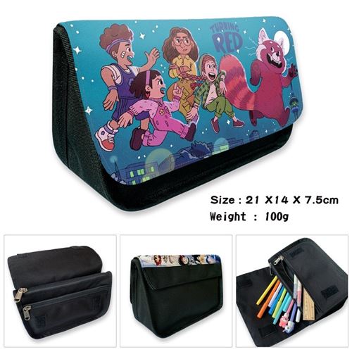 Trousse à crayon Turning Red pour Garçon et Filles (PC5626) 21x14x7.5 cm Multicolore