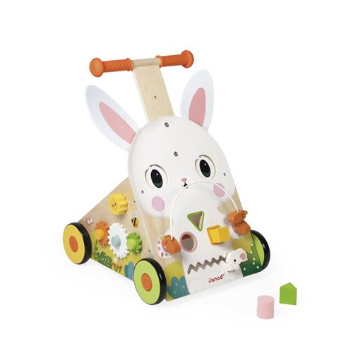 Janod - Chariot de marche multi-activités - La Ferme Petit Lapin - Image 4