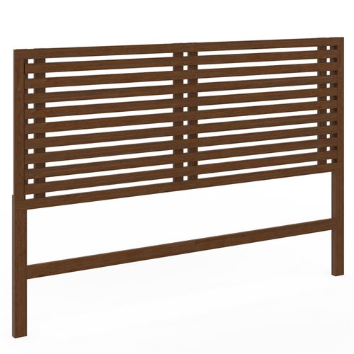 Tête de lit en lattes coloris bois vieilli 160 cm