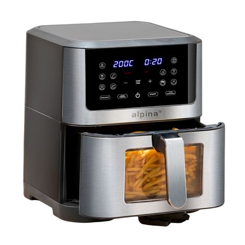 friteuse à air chaud alpina Argent Plastique H36.5xl29.5xL38cm