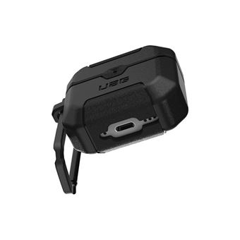 UAG Scout Series - Hoes voor draadloze oortelefoons - thermoplastic polyurethaan (TPU) - zwart - voor Apple AirPods 4, 4 with Active Noise Cancellation - 1