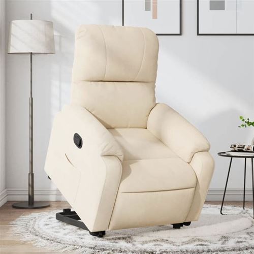 Non Communiqué Beige Vidaxl Fauteuil Inclinable, Chaise De Relaxation Avec Dossier Et Repose-Pied Réglables, Siège De Salon Salle De Séjour, 3204934