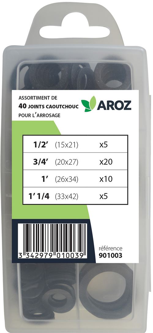 Joint pour Raccord Automatique d'Arrosage - Coffret 40 joints AROZ