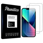 Verre Trempé pour iPhone 14 [Pack 2] Film Vitre Protection Ecran Phonillico®