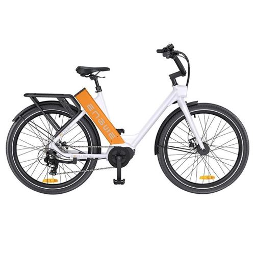 V&eacute;lo &Eacute;lectrique Engwe P275 St 19,2ah 250W Autonomie 260km 12"" Blanc et Orange
