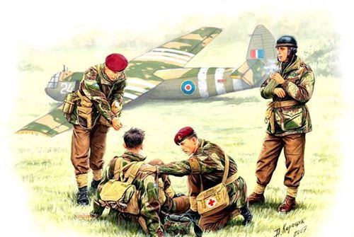 Non Communiqué British Paratroopers Wwii Rigid Landing Operation Market Garden 1944- 1:35E - Master Box Ltd.