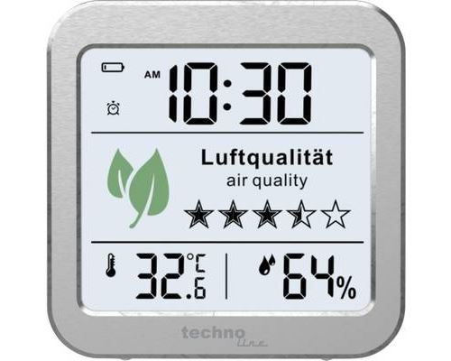 Appareil de surveillance de la qualité de lair Techno Line Luftsensor WL 1020 WL1020 Mesure du taux de CO2/ Affichage du taux de CO2