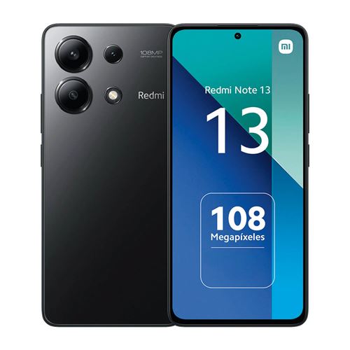 Xiaomi Redmi Note 13 4G 8Go/128Go Noir (Midnight Black) Double SIM