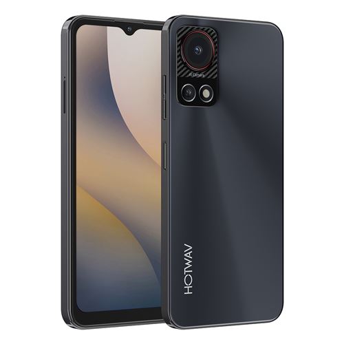HOTWAV NOTE 13 Téléphone Portable 6.6 Android 13, 5160mAh, 8(4+4)Go+128Go, 50MP+16MP,Empreinte digitale/Face ID/Dual SIM 4G - Noir
