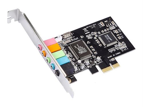 MicroConnect - Carte son - 24 bits - 192 kHz - 5.1 - PCIe - CMI-8738