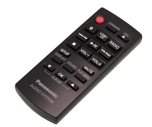 Non Communiqué Neutre Télécommande Panasonic N2qayb000984 Pour Système Audio Sc-Pm250, Sc-Pm600, Sc-Pm602