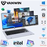 PC portable Wuxian 11,6 PC Portable 8 Go + 256 Go SSD, Tablette et ordinateur  portable 2-en-1, Windows 11, écran tactile + rotation à 360° Bureautique