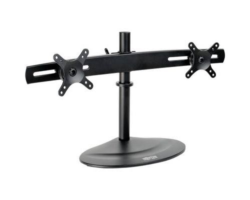 Tripp Lite Dual Display TV Desk Mount Stand Swivel Tilt 10 to 26 Flat Screen Displays - stand