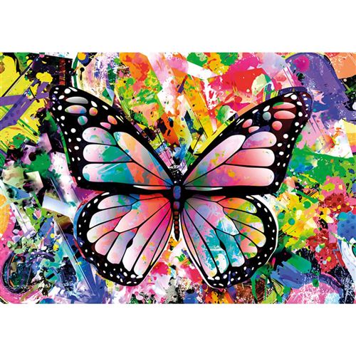 Puzzle 1000 pièces : Papillon coloré Magnolia