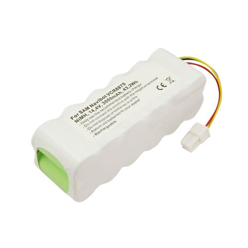 Batterie pour Aspirateur Samsung Navibot VCR8875 14,4V 3000mAh NiMH Blanc
