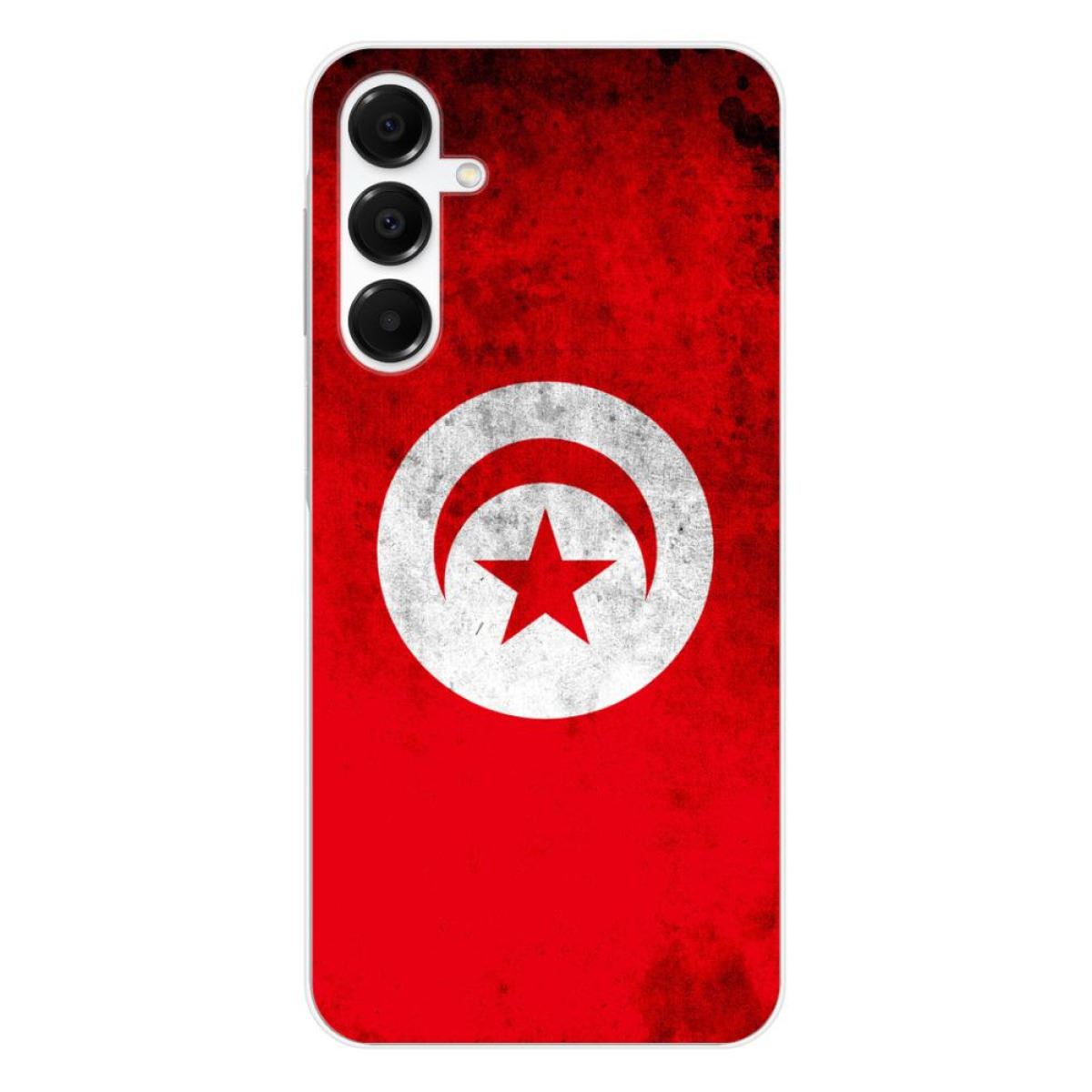 Tunisie - Drapeau pour voiture avec attache Tunisie - Drapeau pour voiture avec attache