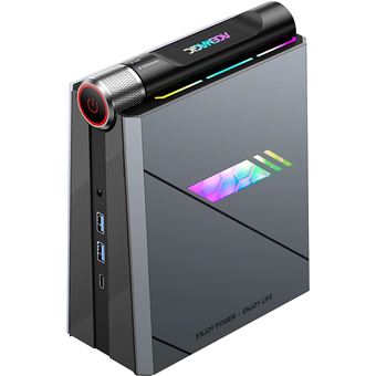 ACEMAGICIAN [Gaming PC] Ryzen Mini PC, AMD Ryzen 7 5800U 16GB DDR4 512GB  NVME SSD Mini Desktop Computer,11 Pro Mini PC Gaming[WiFi6/BT5.2] [4K  UHD/RGB