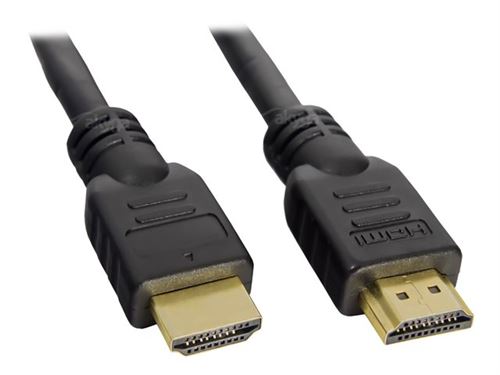 Akyga - Câble HDMI avec Ethernet - HDMI mâle pour HDMI mâle - 1.5 m - noir