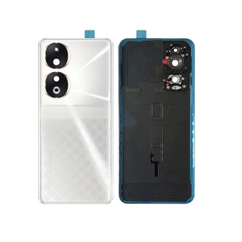 Original Cache Batterie Vitre Arrière Diamond Silver pour Honor 90