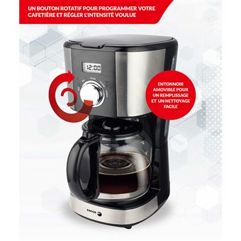 Cafetière électrique programmable isotherme Inox Smart Coffee