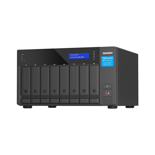 Qnap Noir Tvs-H874x Nas Tower Intel® Core™ I9 64 Go Ddr4 0 To Quts Hero - Neuf - Image 3