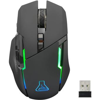 Souris gaming RGB sans fil THE G-LAB 7200 DPI - Noir