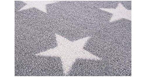 Misento 282653tapis 100% polyamide gris clair 150x 100x 0,6cm