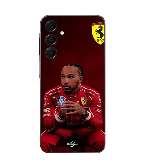 Coque Samsung Galaxy A16 Hamilton Scuderia Ferrari official wallpaper Maniacase