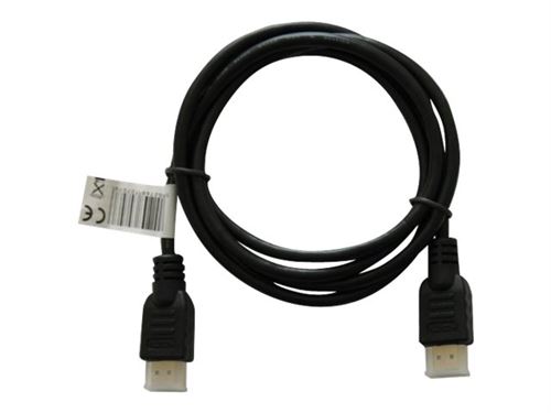 SAVIO CL-113 - HDMI-kabel met ethernet - HDMI male naar HDMI male - 5 m - beschermd - zwart - 4K ondersteuning