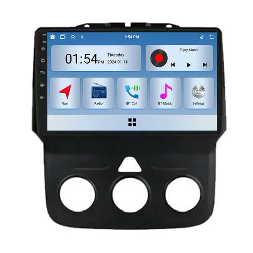 Autoradio RoverOne® Bluetooth CarPlay 2 Din 6Go RAM 128Go ROM pour Dodge Ram 1500 2500 3500 2013-2019