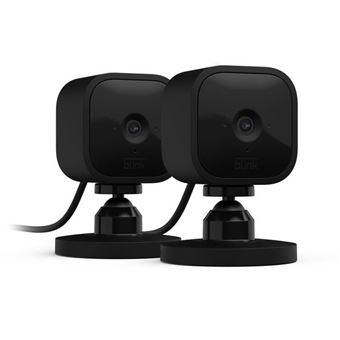 Blink Mini - Caméra de surveillance réseau - intérieur - couleur (Jour et nuit) - 1920 x 1080 - 1080p - audio - sans fil - Wi-Fi (pack de 2) - 1