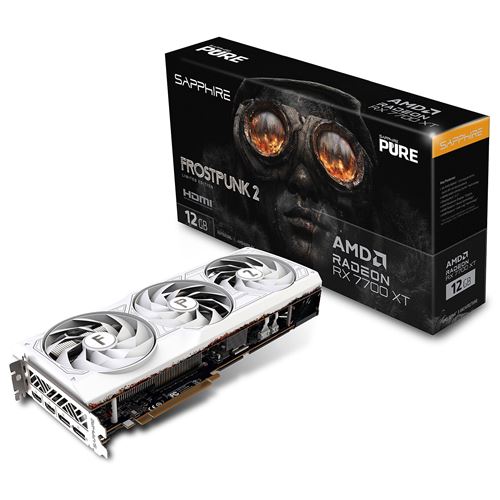 Carte graphique SAPPHIRE PURE AMD Radeon RX 7700 XT - 12GB Frostpunk 2 Edition