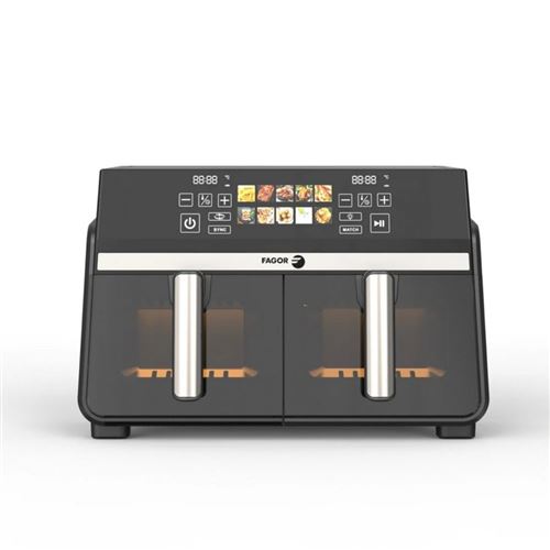 Friteuse sans huile 2x5l 2200w noir - Fagor - fg8633