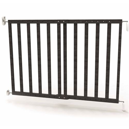 Noma Barrière de sécurité extensible 63,5-106 cm Bois Gris 94146