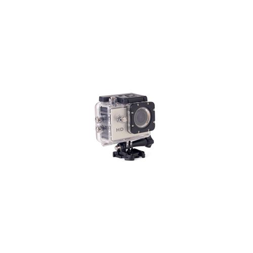 Mini cam&eacute;ra sport hd 720p &eacute;tanche 30m &eacute;cran 1.5' photos vid&eacute;o angle 140&deg; argent yonis