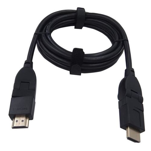 LINEAIRE XVHD54RD Câble HDMI - Mâle rotatif - 2 m
