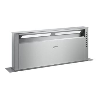 Gaggenau Serie 400 AL400191 - Hotte - Courant descendant télescopique - Niche - largeur : 84 cm - profondeur : 12.2 cm - extraction & recirculation (avec kit supplémentaire d'extraction et de recirculation) - sans moteur - acier inoxydable