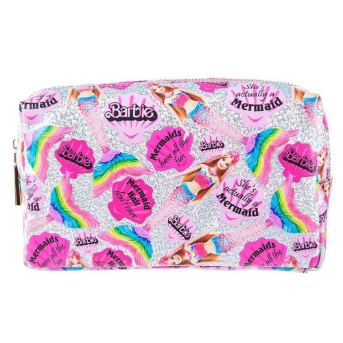 Trousse de toilette sirène à imprimé Barbie