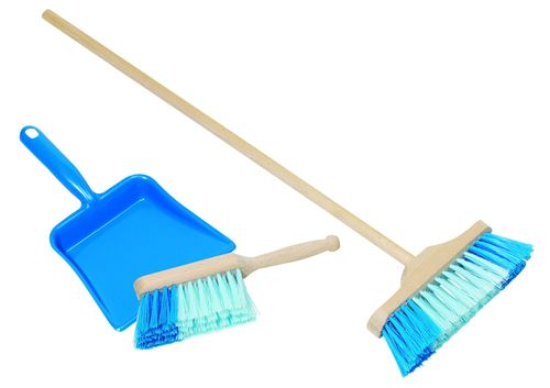 Goki ENFANTS ET MAIN BROSSE BALAI ET REGARDEZ BLEU